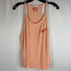 Victoria Secret Pink Super Soft Peach Snoozing Tank Top